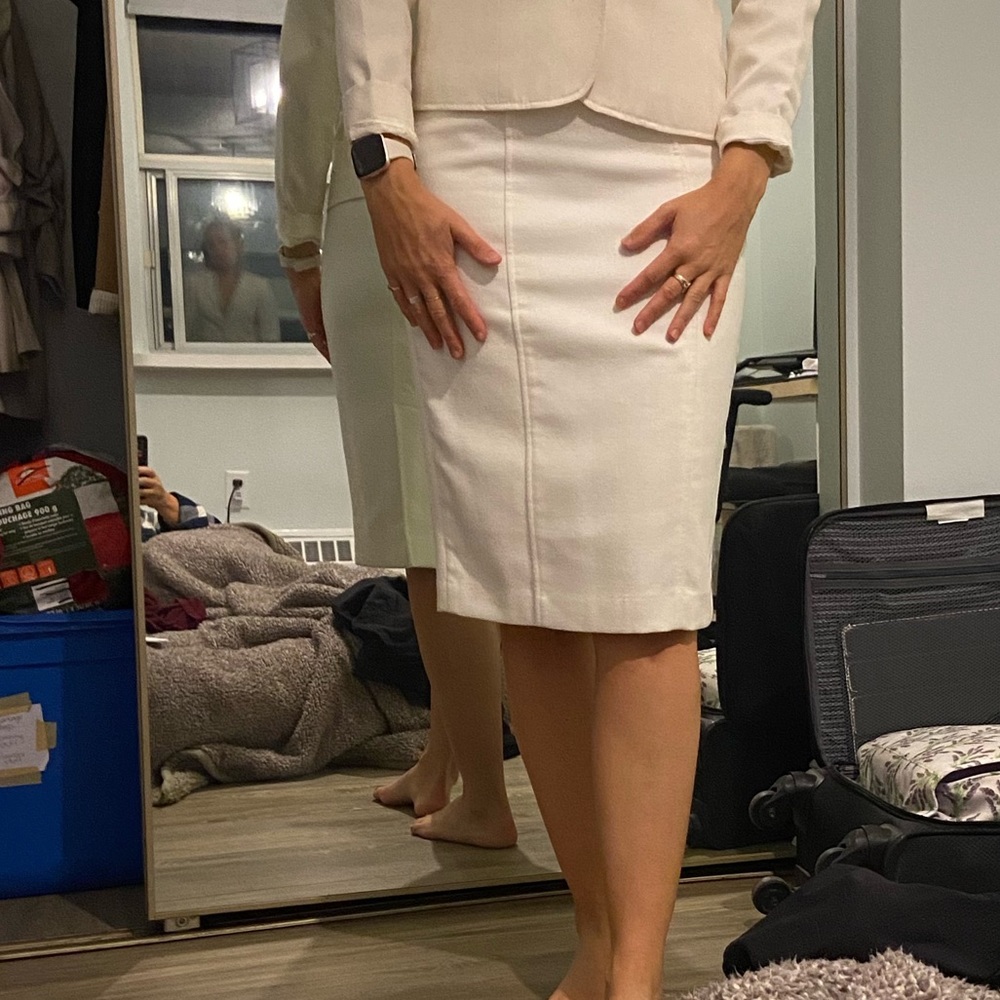 Winter white skirt size small/medium